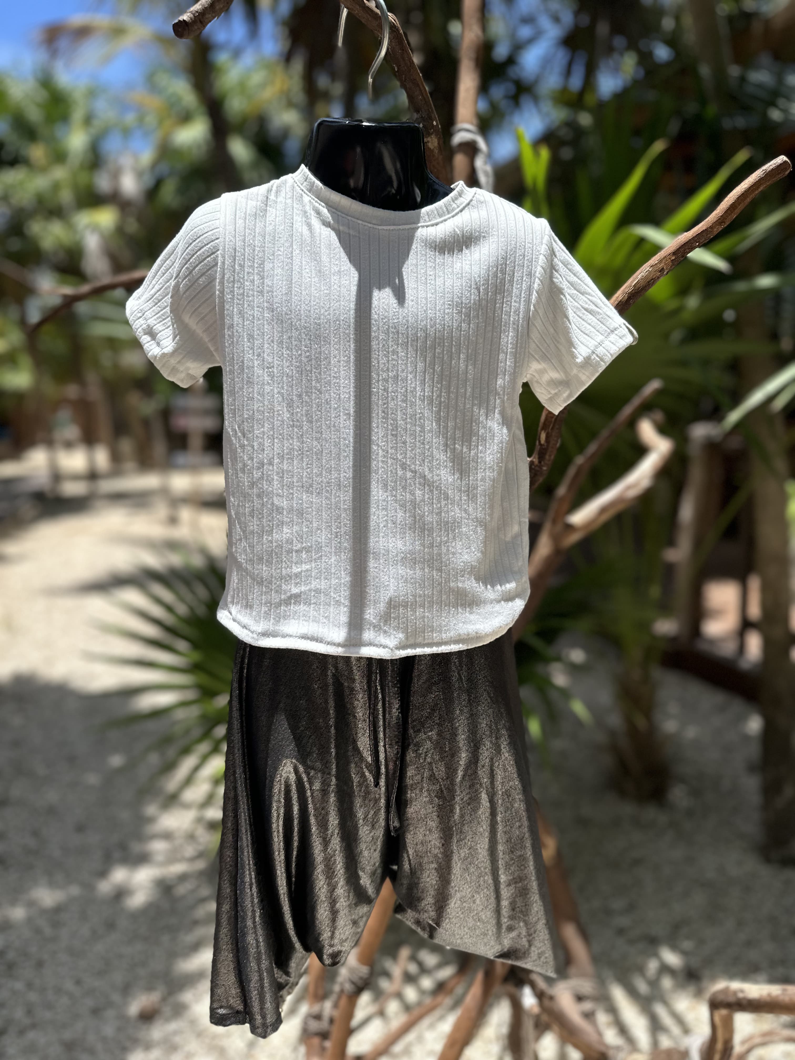 Pantalón Niños Plateado