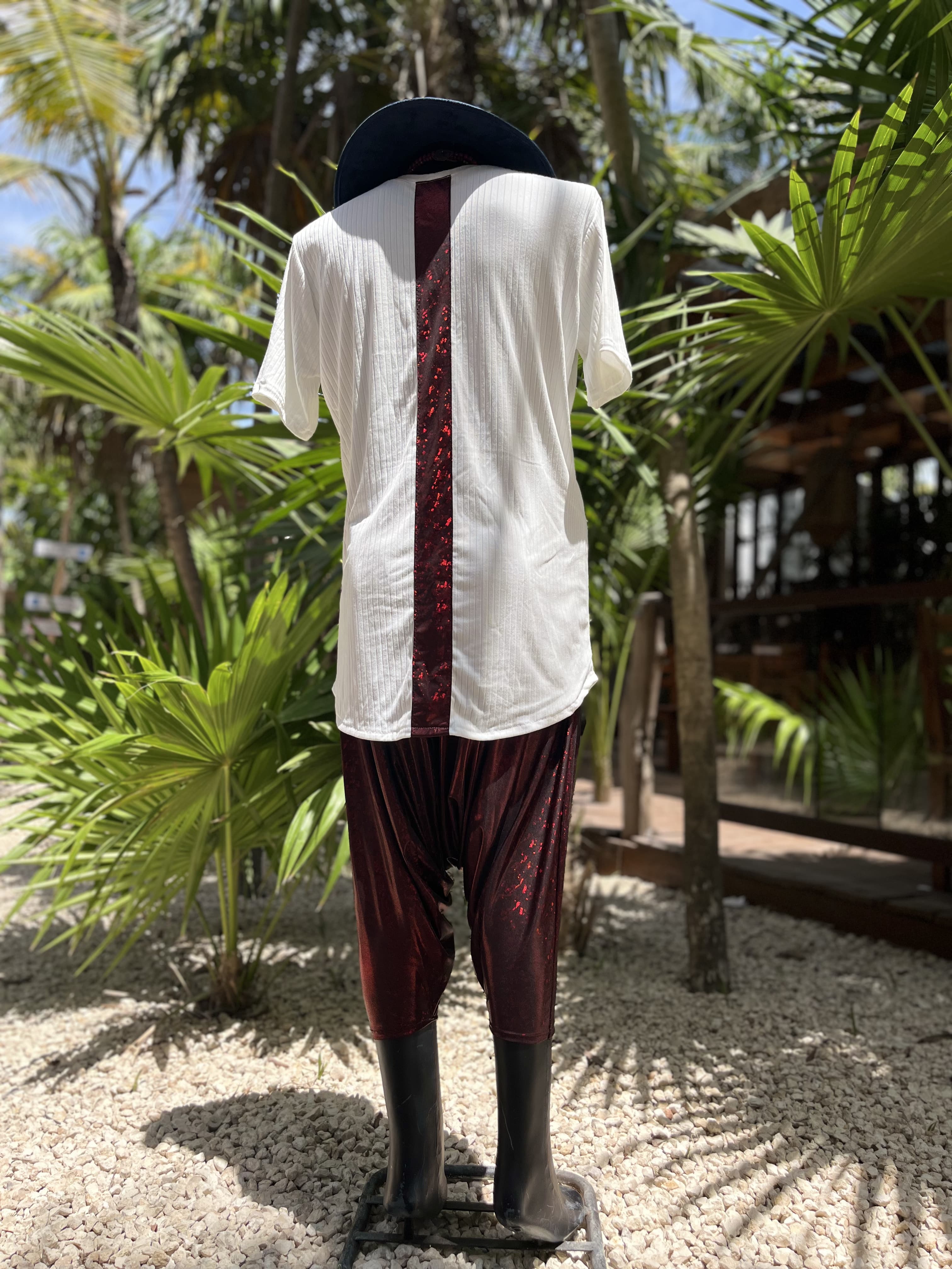 Remera Ritual Blanca · Holograma Rojo
